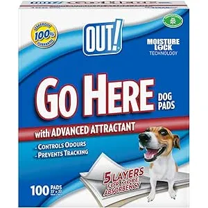 OUT! Go Here Almohadillas absorbentes para mascota