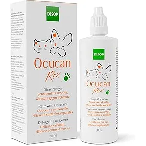 Ocucan Rex Limpiador de Oídos para Perros y Gatos