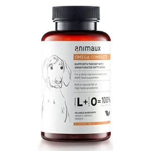 Omega 3, 6 y 9 para perros - 50 comprimidos masticables - Aceite de pescado natural con ácidos grasos