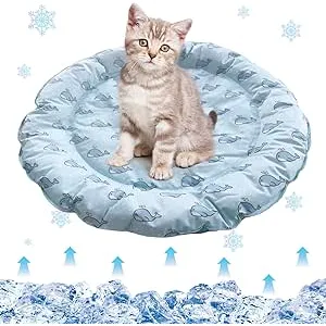 Oneshlee Manta Refrescante para Perros Gatos, Cama
