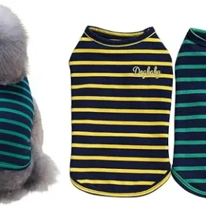 PACK 2 CAMISETAS DE ALGODÓN PARA MINI PERROS
