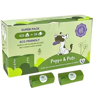 PACK BOLSAS HIGIÉNICAS PERROS CON ALMIDÓN DE MAÍZ