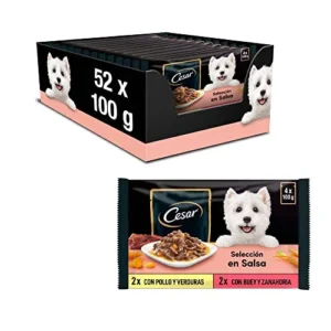 PACK SELECCIÓN CÉSAR CARNES HÚMEDAS EN SALSA