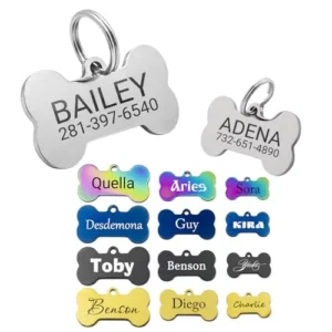 PLACA DE IDENTIFICACIÓN PERSONALIZADA PERROS MINI TOY