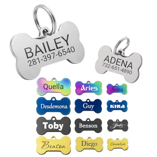 PLACA DE IDENTIFICACIÓN PERSONALIZADA PERROS MINI TOY
