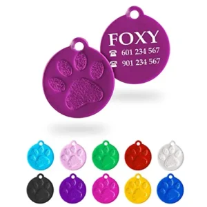 PLACA PERSONALIZADA PARA PERROS TOY