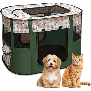 Parque para cachorros y mascotas, valla plegable p