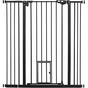 PawHut Barrera de Seguridad para Perros con 1 Puer