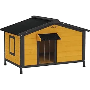 PawHut Caseta para Perros Exterior Casa para Perro