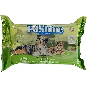 PetShine 11-04210 Toallitas Higiene Perro y Gato,
