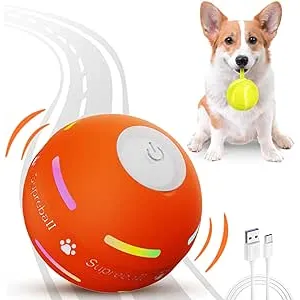 Petiepaw Pelota interactiva para perros, duradera