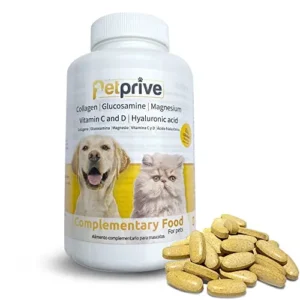 Petprive Suplemento Natural Antiinflamatorio Perros y Gatos con Colágeno Hidrolizado