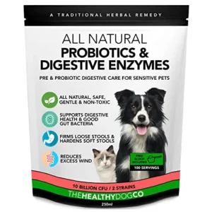 Probióticos, Prebióticos y Enzimas Digestivas Para Perros - 100% Natural 250ml