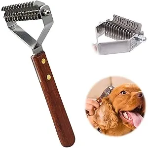 Profesional Pet Dematting peine Grooming stripping