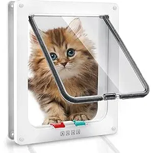 Puerta para Gato con Cierre magnético de 4 vías, P