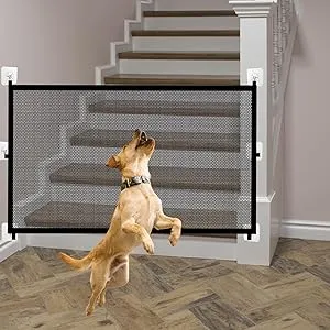 Puertas de escalera para perros (72 x 110 cm), pue