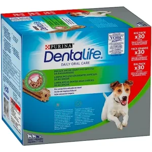 Purina Dentalife Daily Oral Care Small, Snack Dental, premio para perros pequeños, Mini , 30 sticks