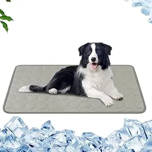 Qoosea Alfombra Refrescante para Perro y Gato, Sed