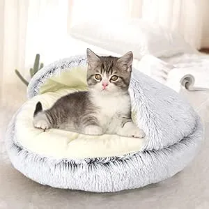 Queta Cama redonda para gatos, cama para perros, c