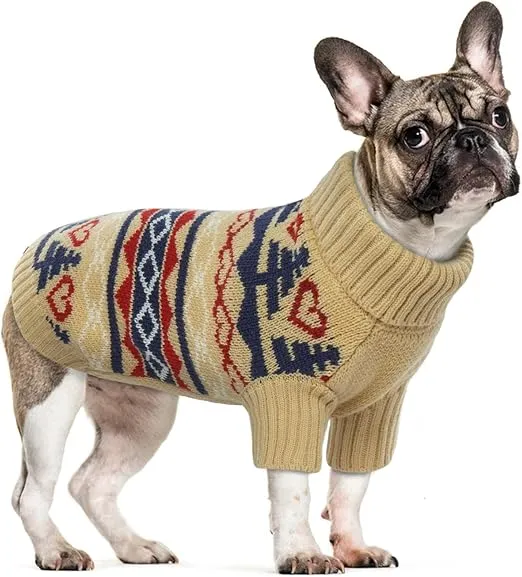 ROPA DE INVIERNO PARA PERROS X-SMALL, CAQUI