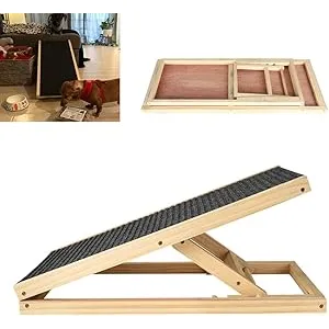 Rampa para Perros de 70x35cm, rampa de Madera Maci