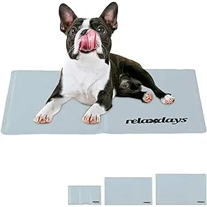 Relaxdays Alfombra Perro Refrescante, Cama Refrige
