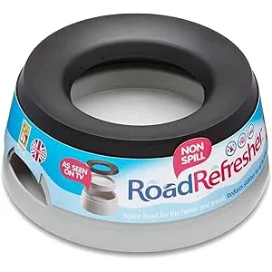 Road Refresher Non Spill Water Bowl Grey Small
