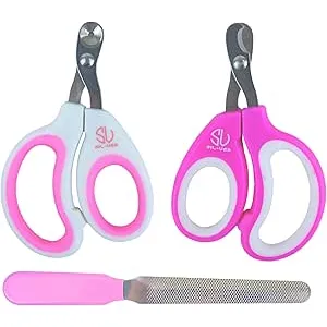 SILVERSTORE®️ 3 Kit Cortauñas para Mascotas Perros