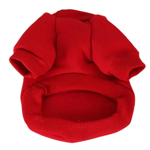 SUDADERA ROJA PARA PERROS PEQUEÑOS