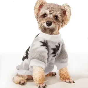 SUÉTER DE FORRO POLAR PARA PERRO XS, BLANCO