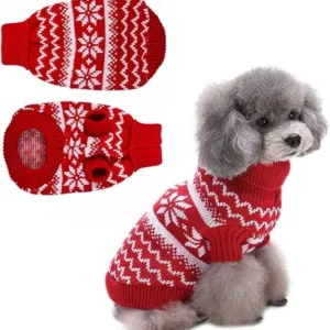 SUÉTER DE NAVIDAD PAR MASCOTAS TALLA S