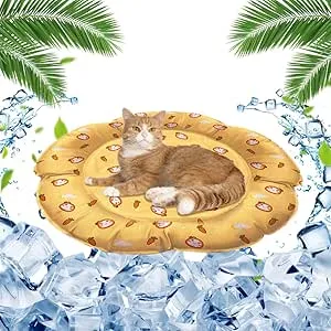 SeptAm Manta refrescante para Perros,Cama Fria par