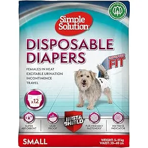 Simple Solution Pañales Desechables para Perros He