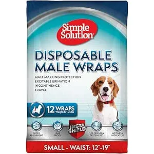Simple Solution Pañales Desechables para Perros Ma