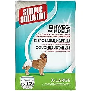 Simple Solution pañales de perro hembra desechable