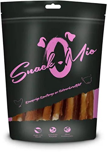 Snack Premium para Perros - Barrita masticable crujiente con Filete de pechuga de Pollo, sin Cereales, 1 Pack - 1 x 70g
