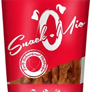 Snack Premium para Perros - tiernas Tiras de Filete de pechuga de Pollo, sin Cereales, 1 Pack (1 x 500g)