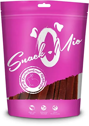 Snack premium para perros - tiras de filete de pechuga de conejo, sin cereales, 1 pack (1 x 70g)