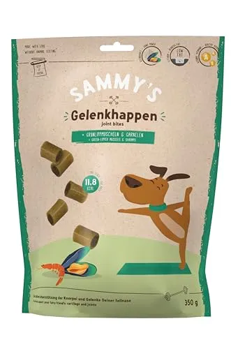 Snacks para Perros SAMMY`S Bites de la articulación 0.35kg Empanadas, mejillones, camarones