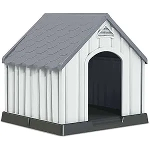 THINIA HOME Caseta de Resina para Perros 92x87x91c