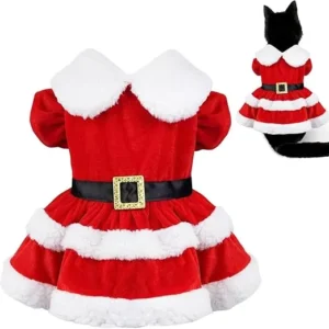 TRAJE DE NAVIDAD MASCOTAS TALLA S