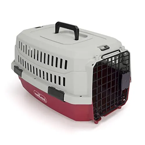 TRANSPORTÍN DE PLÁSTICO PARA MASCOTAS PEQUEÑAS