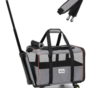 TRANSPORTÍN PARA PERROS CON RUEDAS