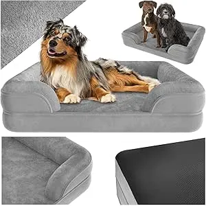 TecTake® Cama Perro Ortopédica, Acolchado Espuma V