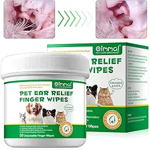 Toallitas para Las Orejas del Perro, Toallitas Lim
