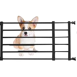Valla de protección para mascotas_ barrera retráct