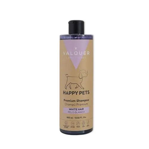 Valquer Champú Premium para Perros con Pelaje Blanco o Claro - 400 ml