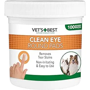 Vet's Best Almohadillas de Limpieza de Ojos Natura