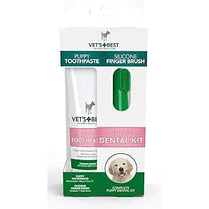 Vet's Best Pasta de dientes para cachorros, limpie