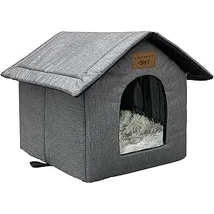 Vinnypet Casa para gatos para exteriores, impermea